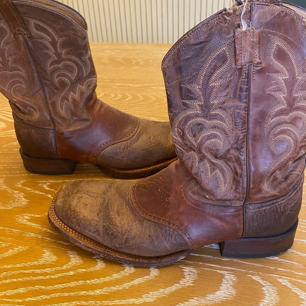 Tony Lama size 12 square toe boots